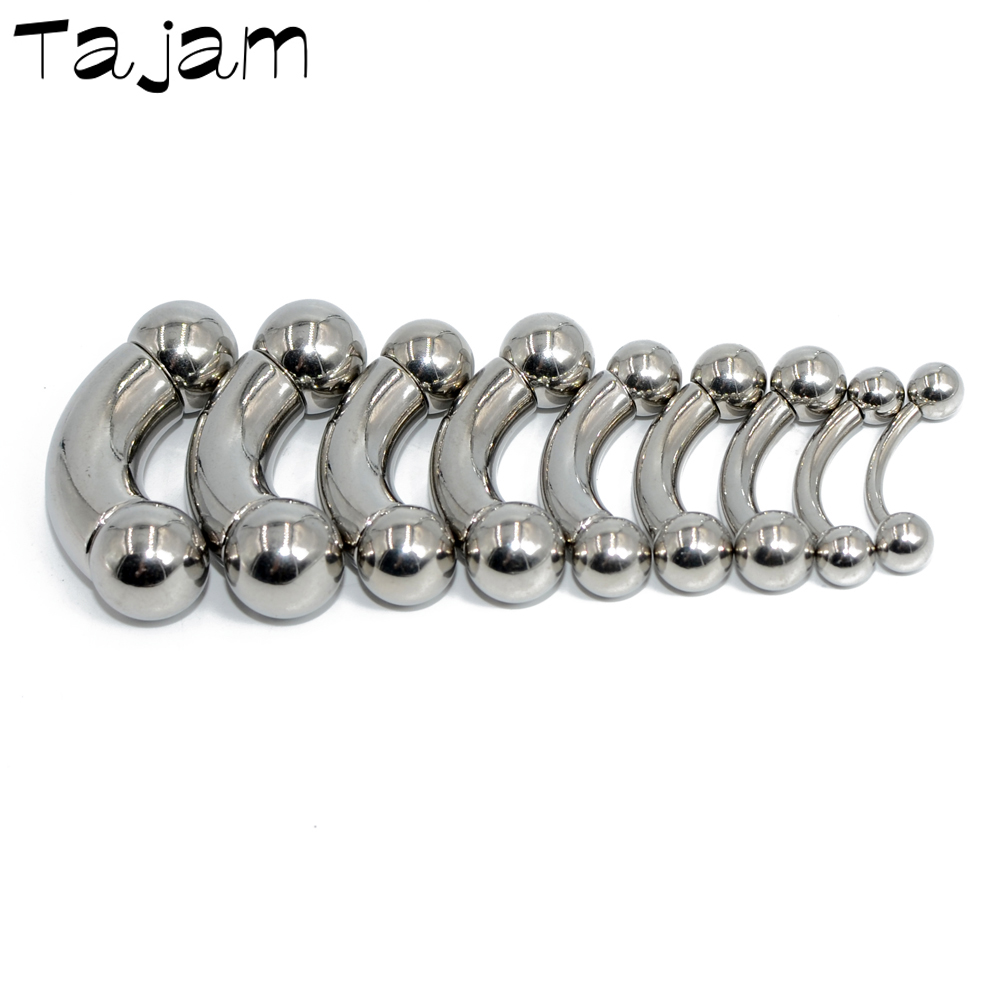 Nipple Bar Curved - 1 unidad de anillos de barra