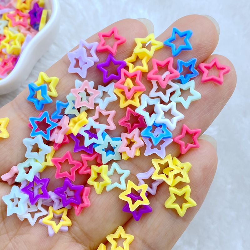 Star Flat Back - 100 Uds nuevo lindo Mini 8mm