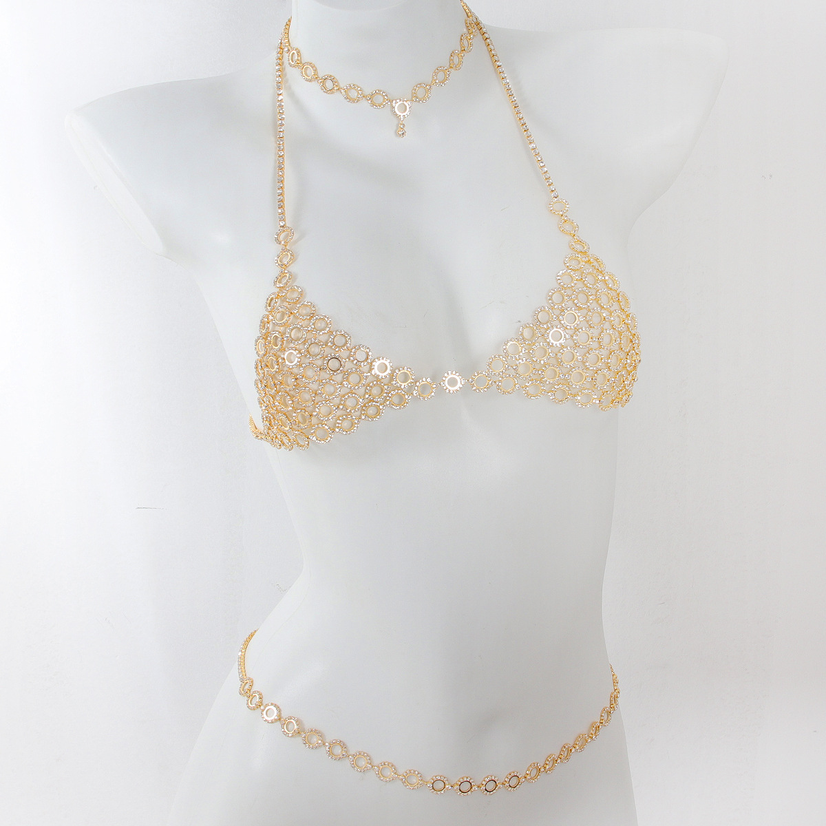Body Jewelry Lot - Collar de cadena de cintura de