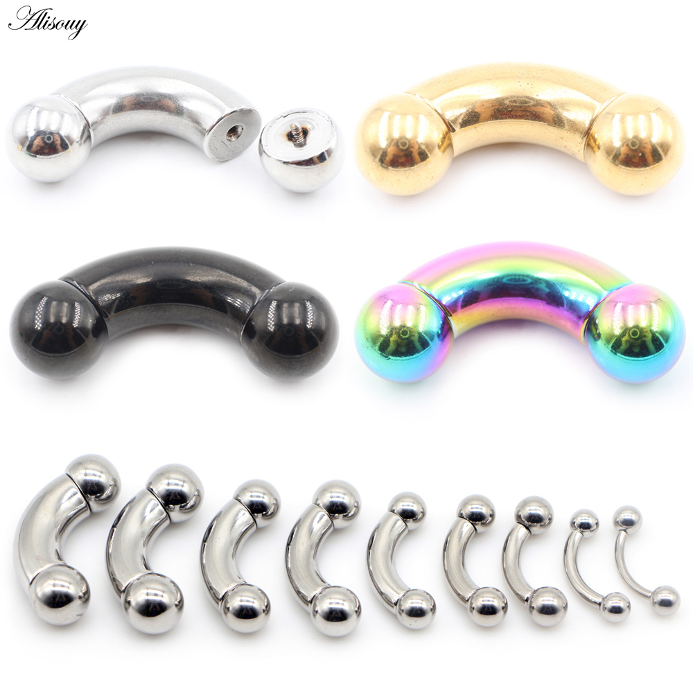Nipple Bar Curved - Alisouy 1 ud. Piercing de acero