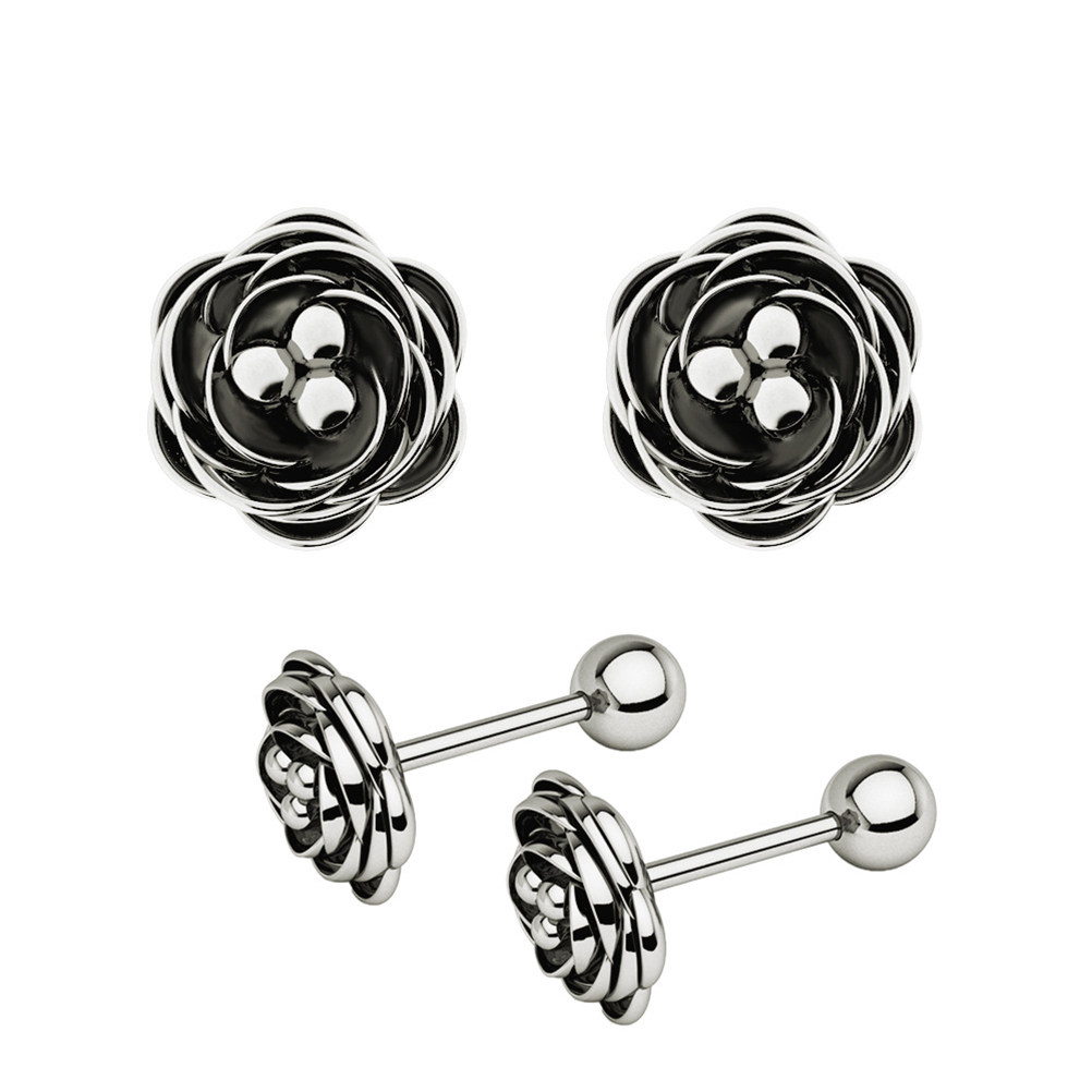 Body Jewelry Ideas - 10 Pares de Pendientes de Zirconia