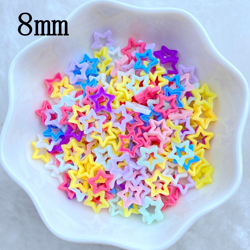 100 Uds nuevo lindo Mini 8mm M - Star Flat Back reseña y precio