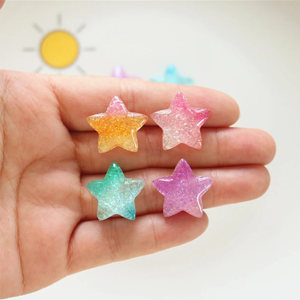 Cabujones de resina con parte  - Star Flat Back reseña y precio