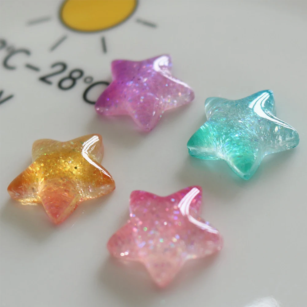 Cabujones de resina con parte  - Star Flat Back reseña y precio