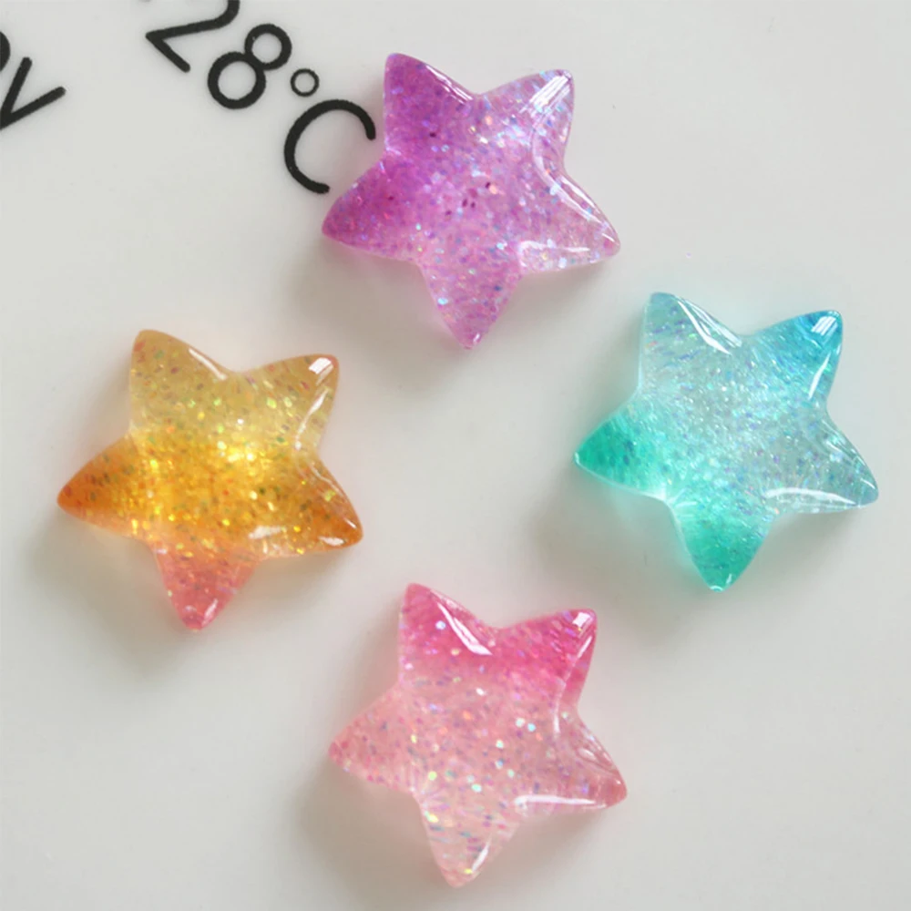 Cabujones de resina con parte  - Star Flat Back reseña y precio