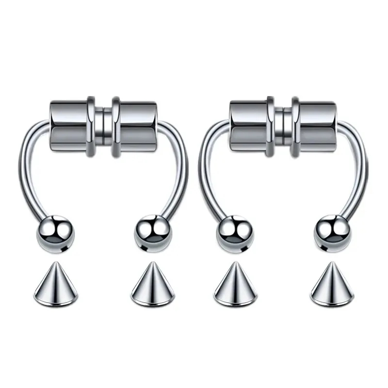 Anillos magnéticos falsos para - Body Jewelry Hoops reseña y precio