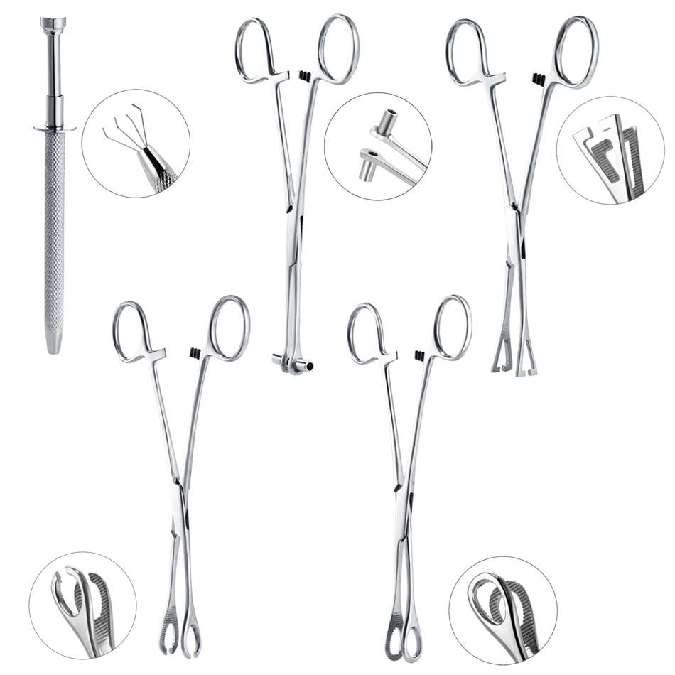 1 pieza profesional de acero q - Body Jewelry Ring Opening Pliers reseña y precio