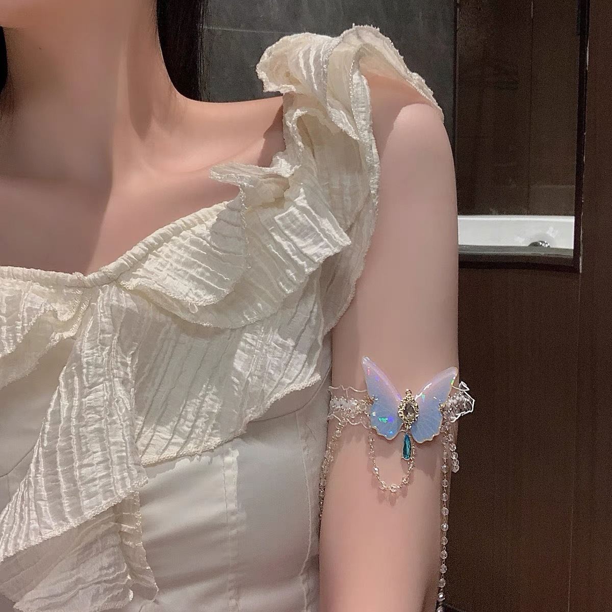 Cadena de pierna de encaje elá - Body Jewellery reseña y precio