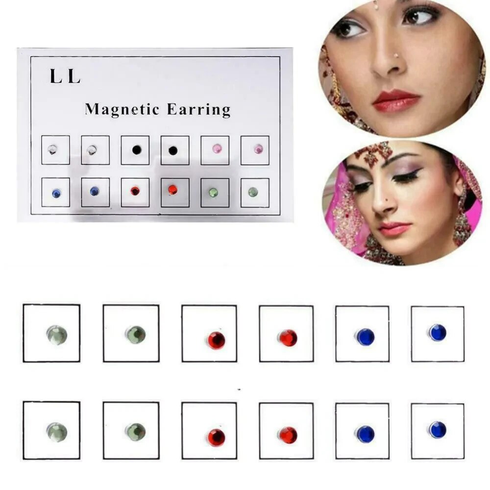12 uds/tarjeta tramposo falso  - Body Jewelry Labret reseña y precio