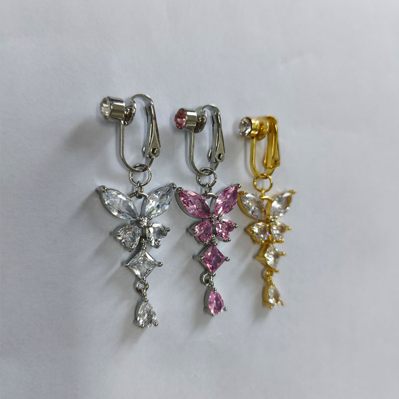 Anillo de Ombligo Falso con Di - Body Jewelry Hoops reseña y precio