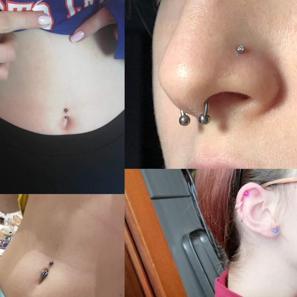 Kit de 150/140/85/70/42 Piezas - Body Jewelry Hoops reseña y precio