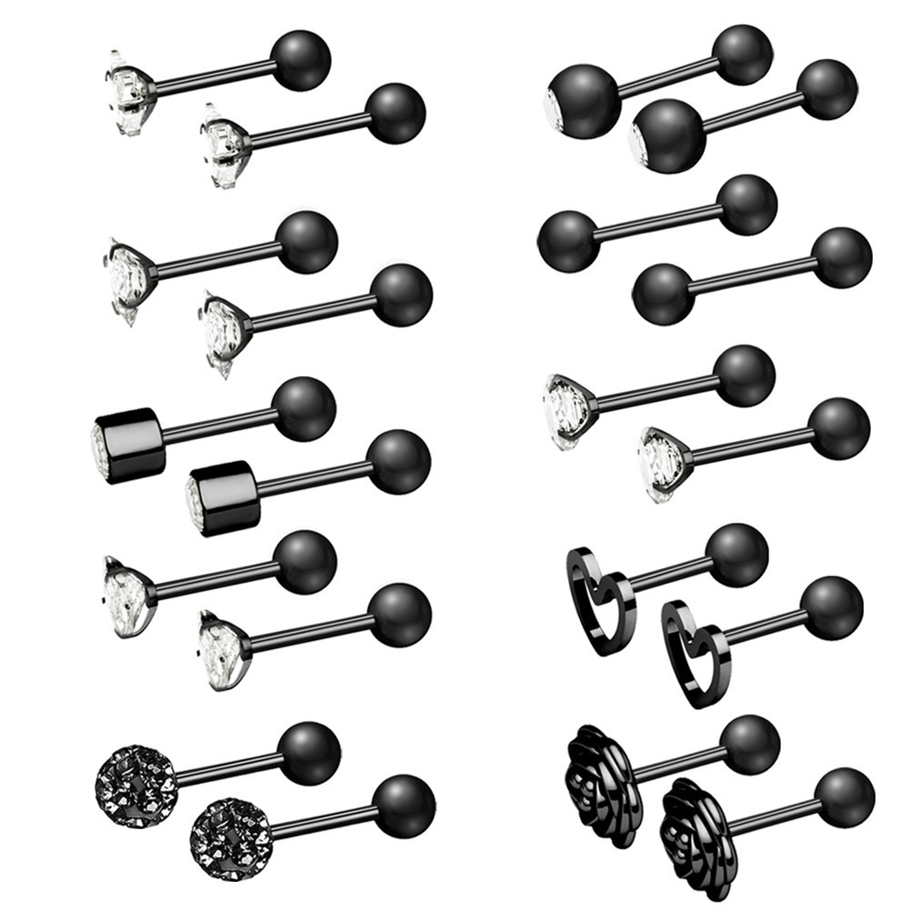 10 Pares de Pendientes de Zirc - Body Jewelry Ideas reseña y precio