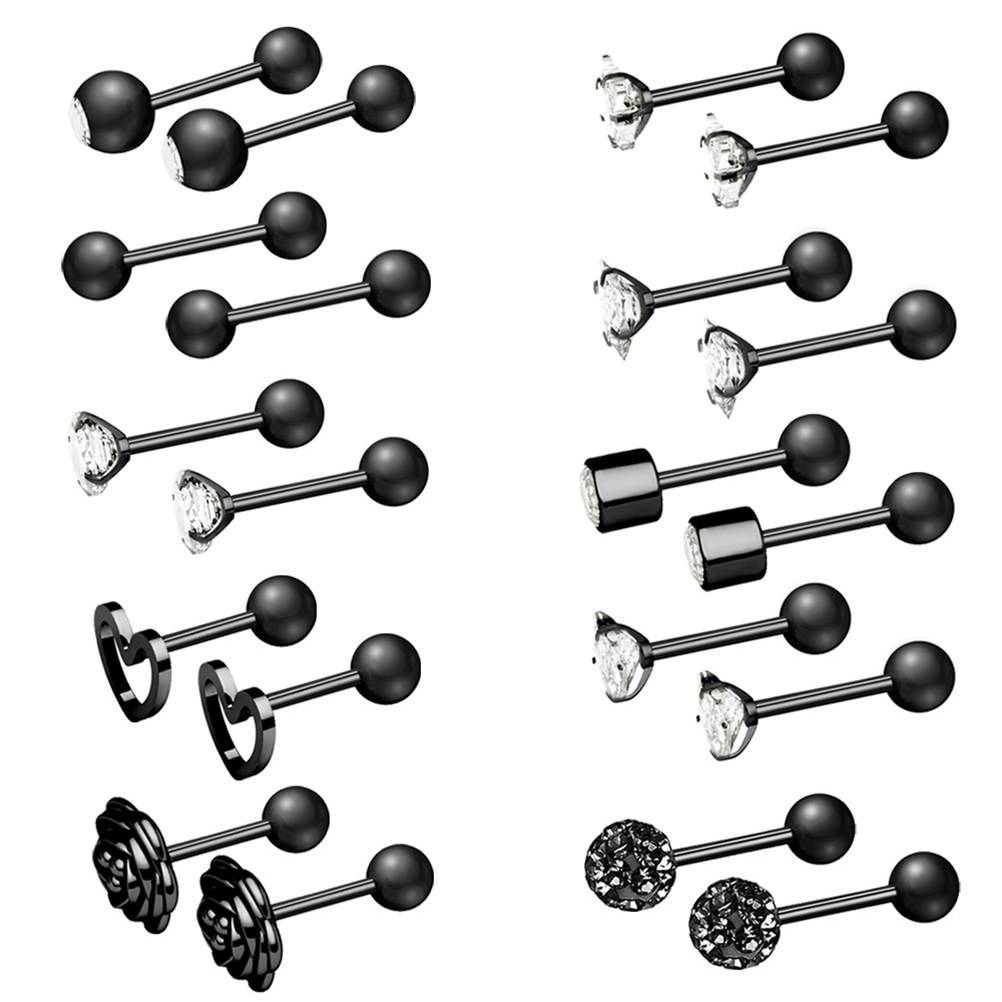 10 Pares de Pendientes de Zirc - Body Jewelry Ideas reseña y precio