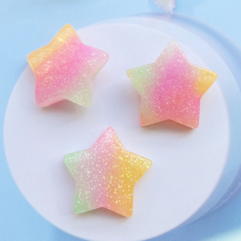 10 Uds. De cabujones de resina - Star Flat Back reseña y precio