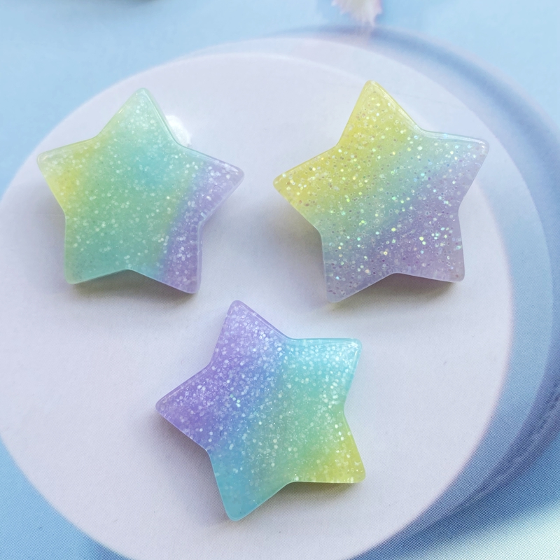10 Uds. De cabujones de resina - Star Flat Back reseña y precio
