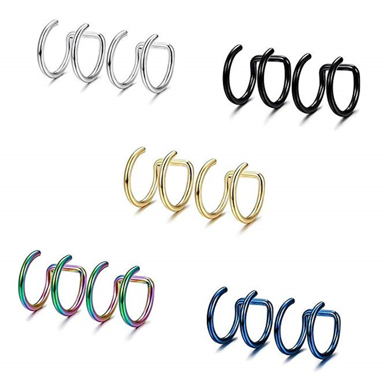 2 Piezas de Pendientes de Clip - Body Jewelry Labret reseña y precio