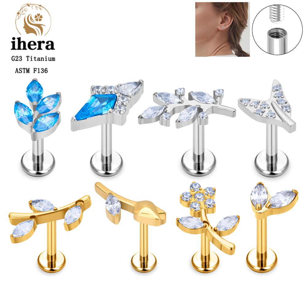 Pendientes de titanio F136 con - Body Jewelry Labret reseña y precio