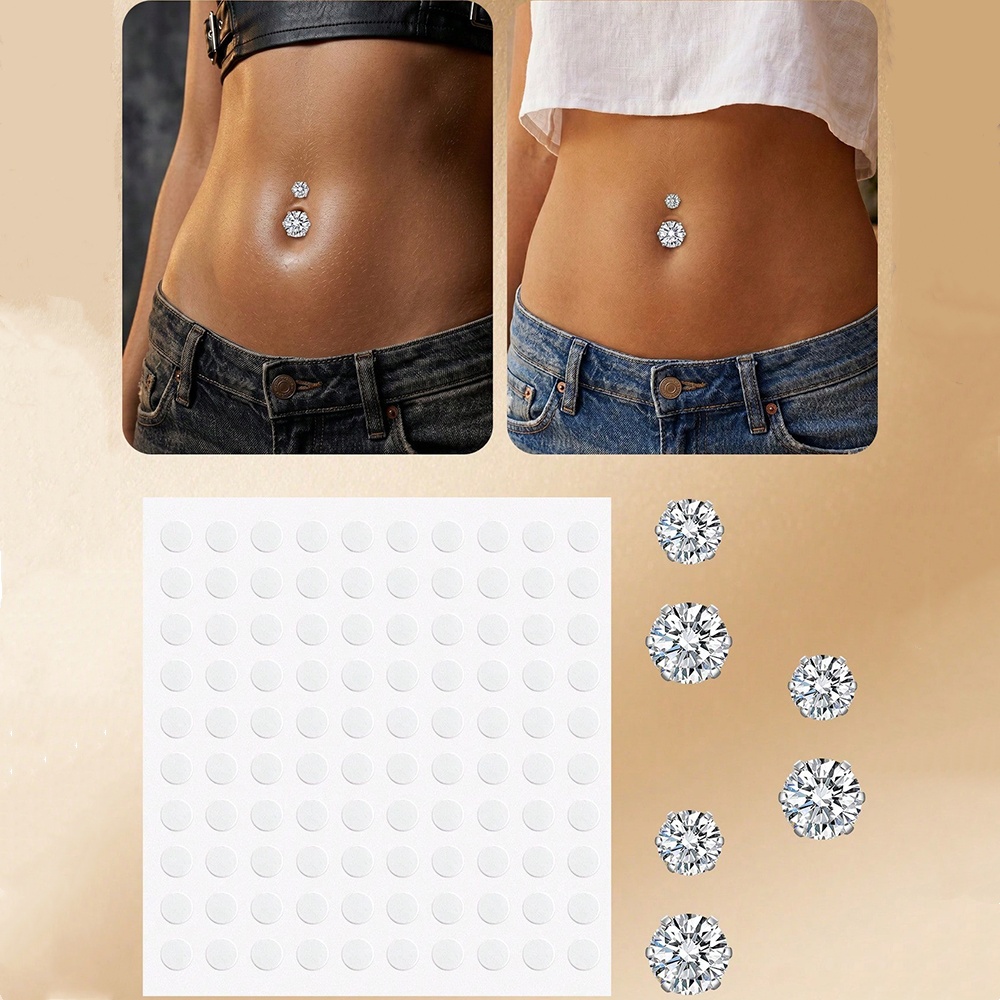Anillos de ombligo falsos con  - Body Jewelry Hoops reseña y precio
