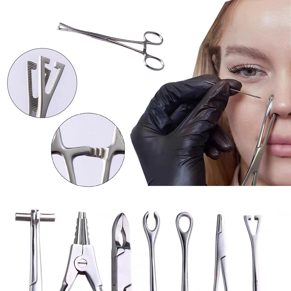 1 pieza profesional de acero q - Body Jewelry Ring Opening Pliers reseña y precio