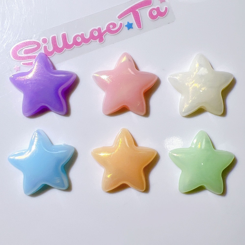 10 Piezas de Mini Estrellas Ka - Star Flat Back reseña y precio