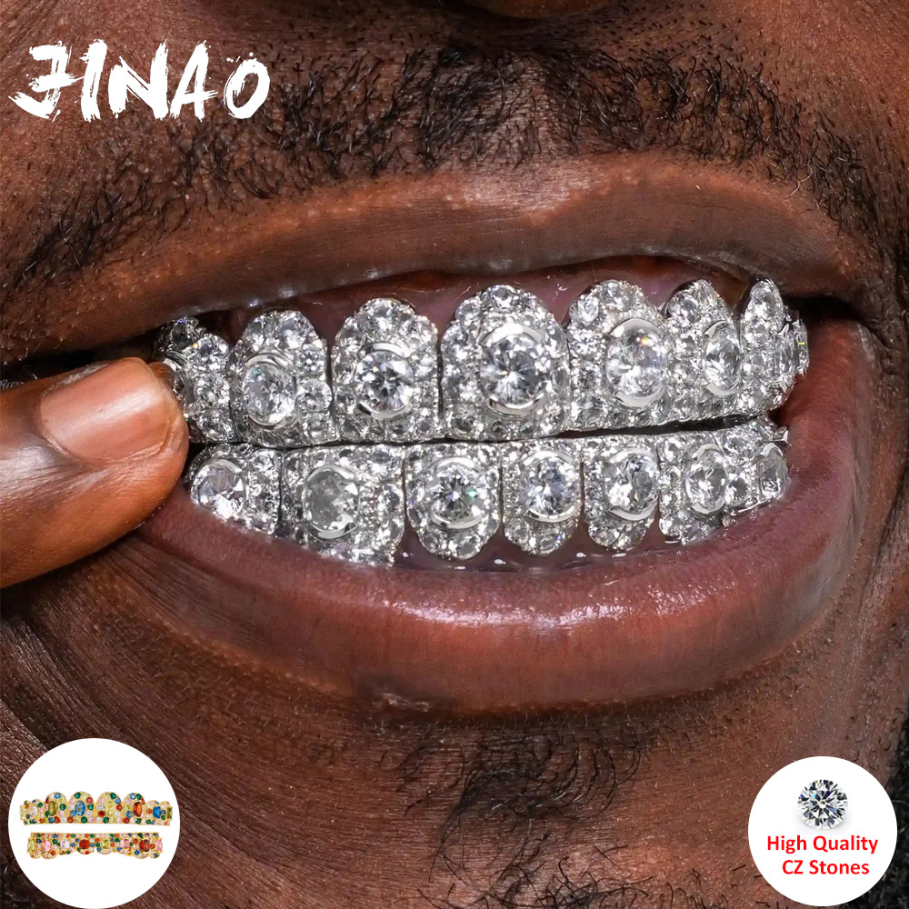 JINAO Hip Hop Full Iced Out 8  - Body Jewelry Lot reseña y precio