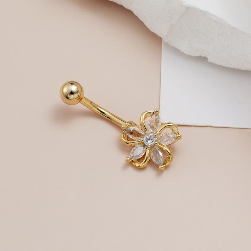 Anillo de Ombligo Brillante de - Body Jewelry Hoops reseña y precio