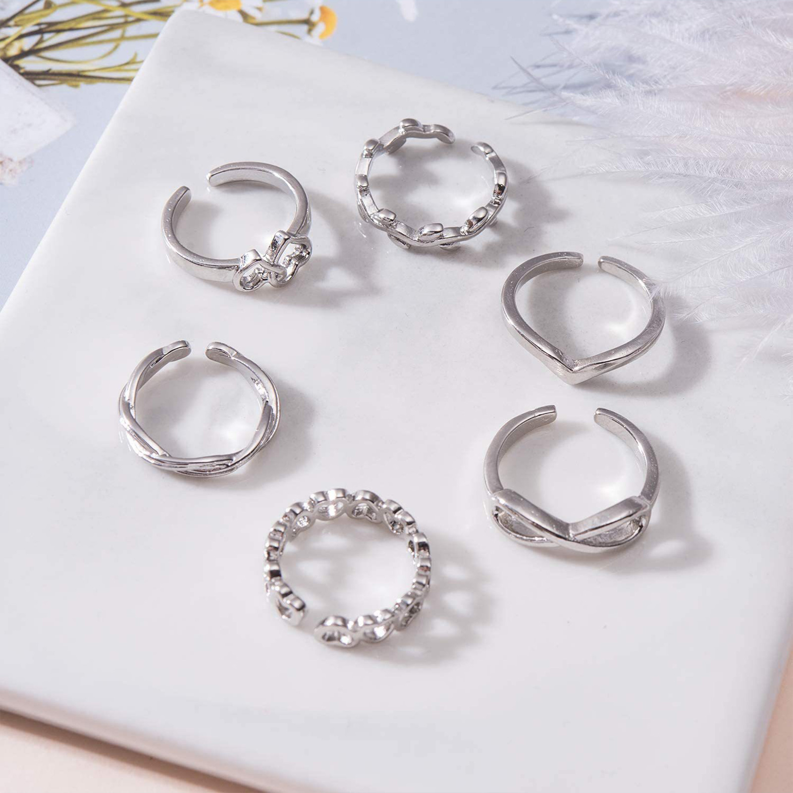 10/12 Uds. Anillos para el ded - Body Jewelry Hoops reseña y precio