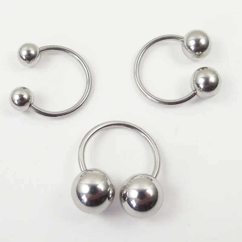 1 Uds. Anillo de herradura con - Nipple Bar Curved reseña y precio