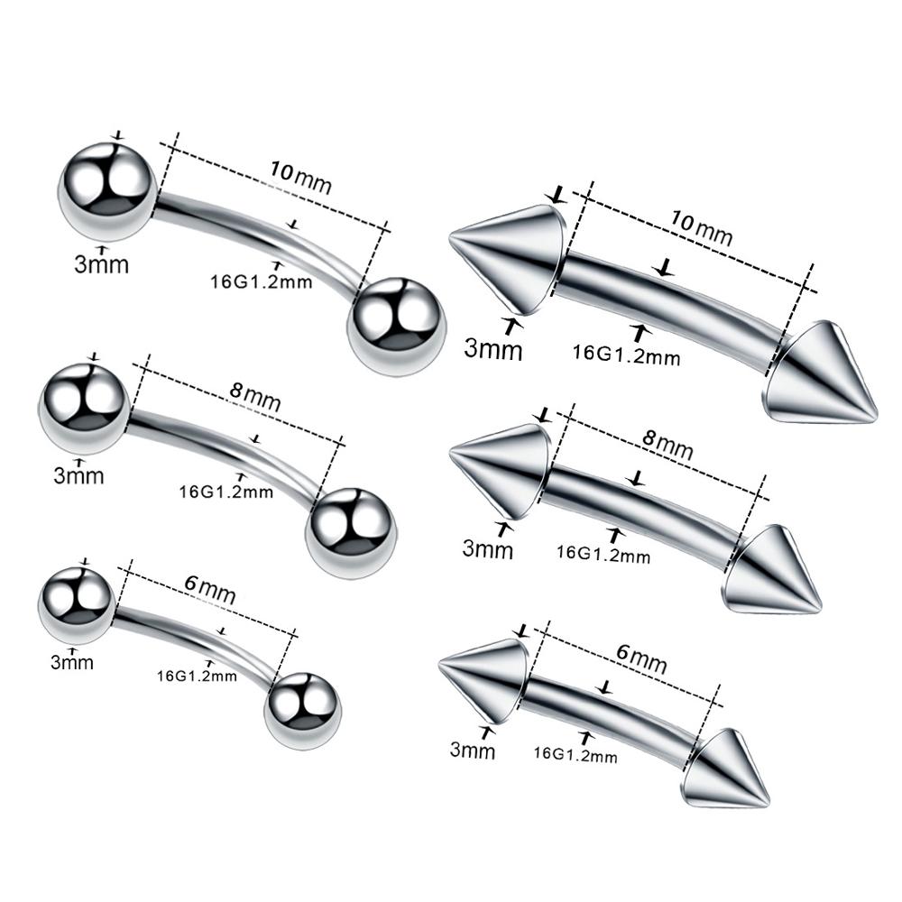 Lote de 10 unidades de Piercin - Nipple Bar Curved reseña y precio