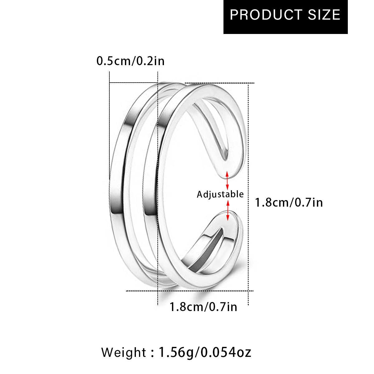 Anillo de Dedo Ajustable de Do - Body Jewelry Hoops reseña y precio