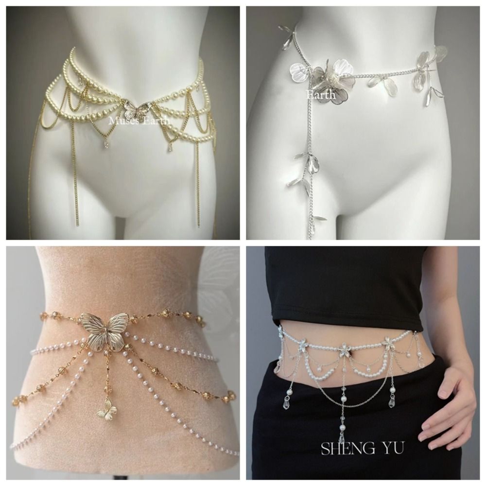 Cadenas de Cintura Elegantes c - Body Jewelry Women reseña y precio