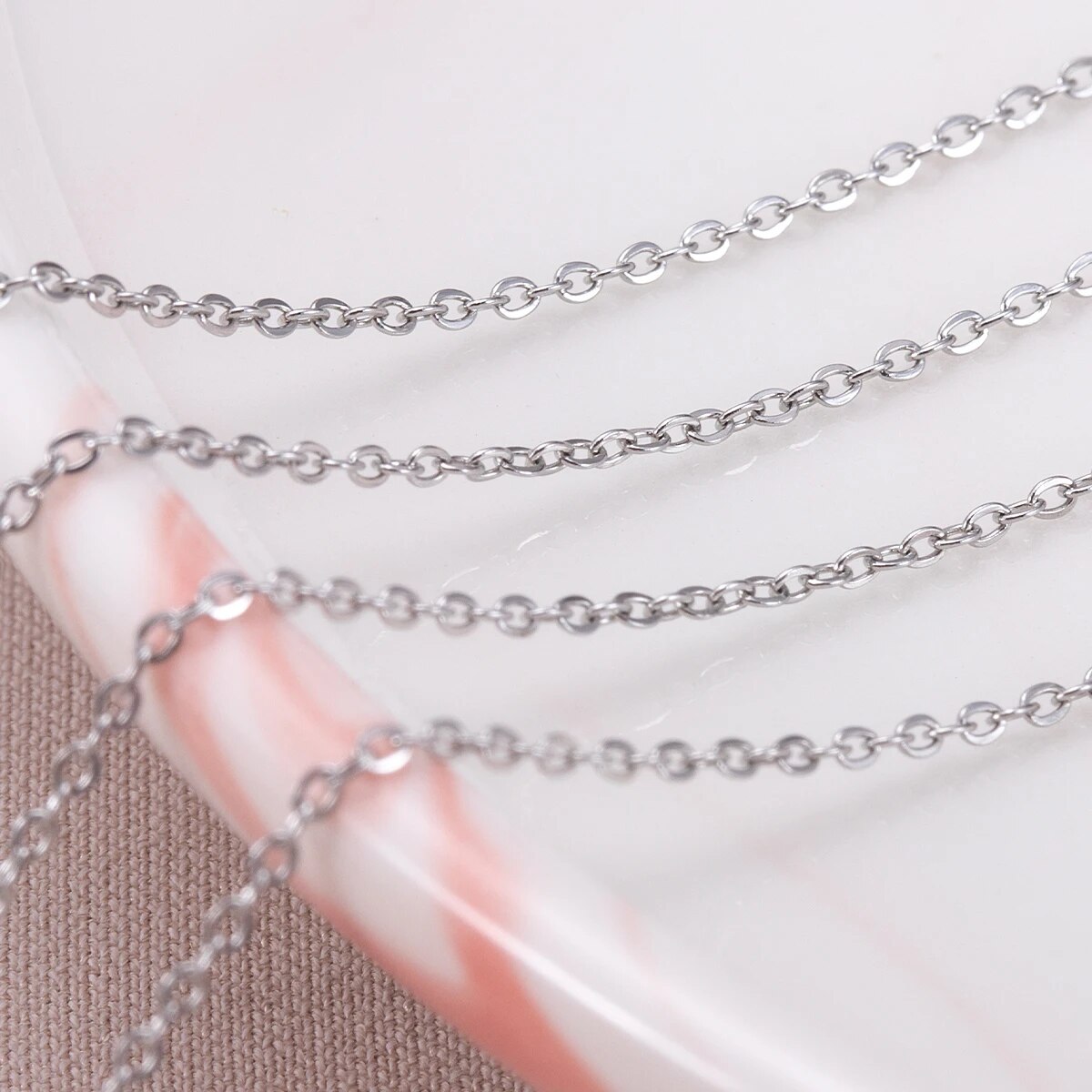 Cadenas finas en forma de O de - Body Jewelry For You reseña y precio