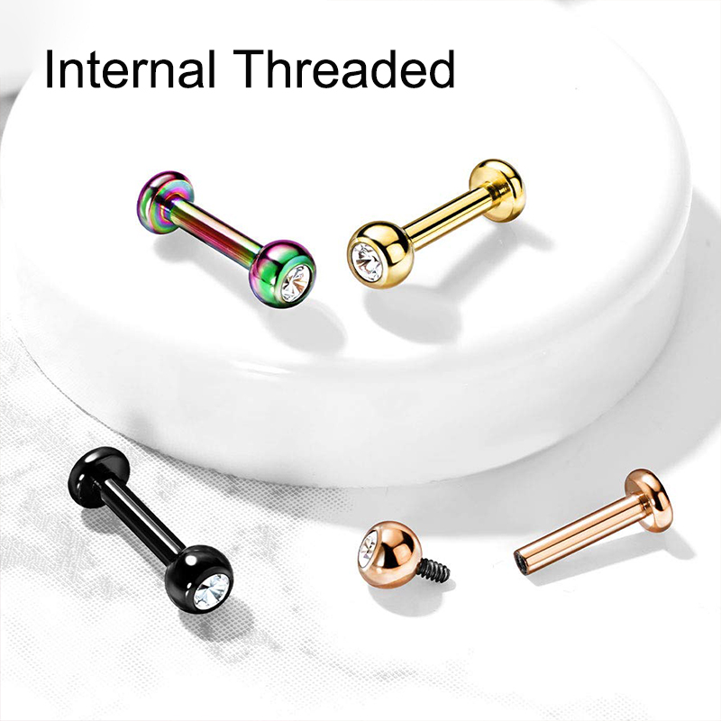 Pendiente de acero quirúrgico  - Body Jewelry Labret reseña y precio