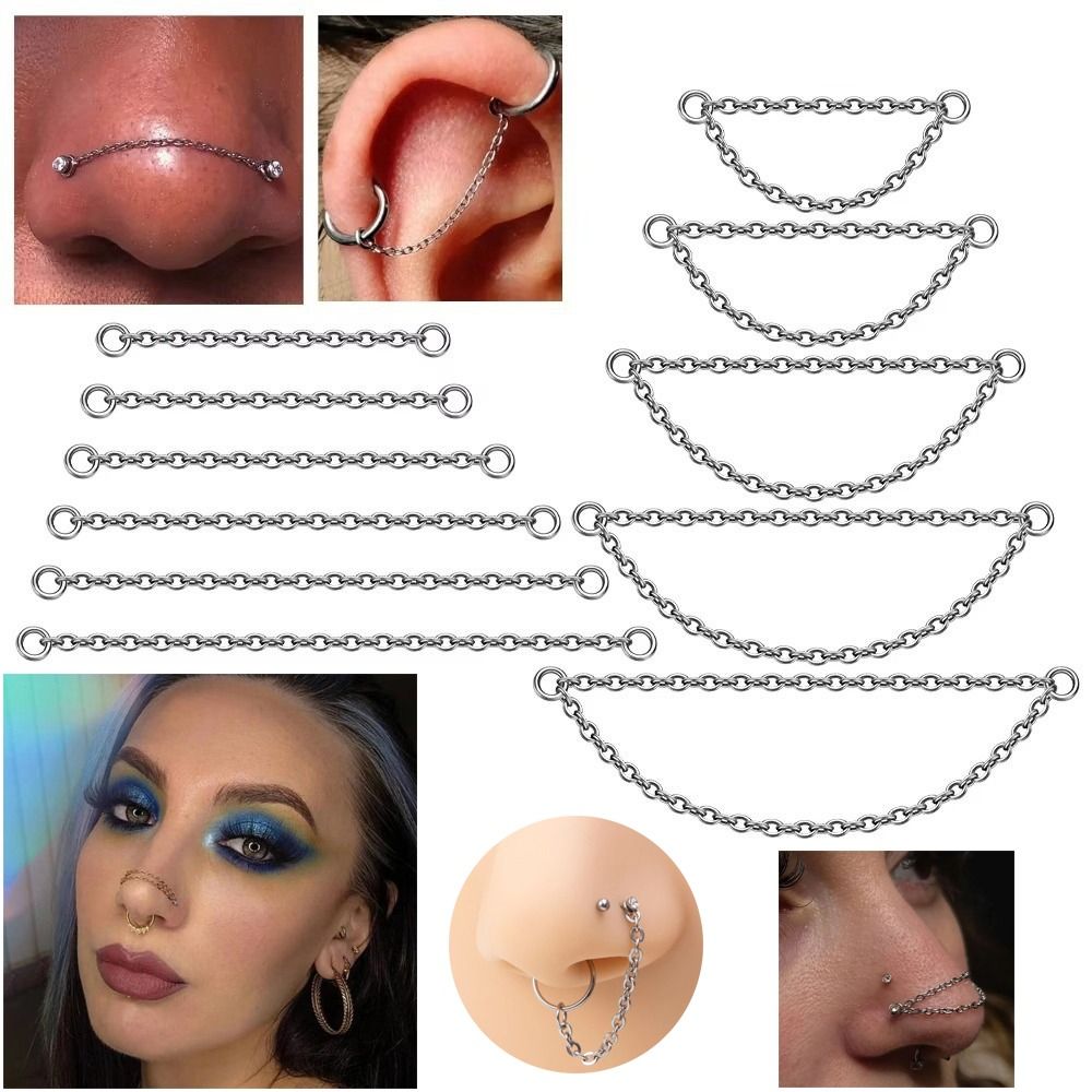 Cadena de titanio de moda para - Body Jewelry Labret reseña y precio