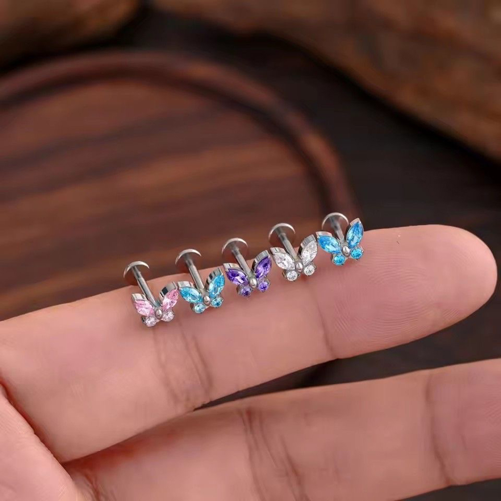 1PC Piercing Labret de Titanio - Body Jewelry Labret reseña y precio