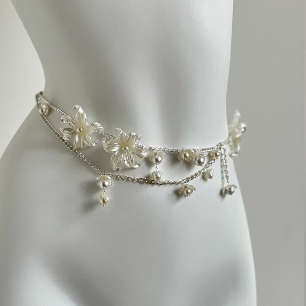 Cadenas de cintura con perlas  - Body Jewelry Online reseña y precio