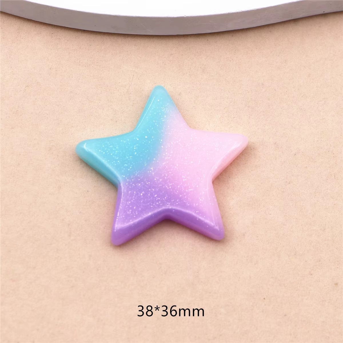 10 Piezas de Adornos de Resina - Star Flat Back reseña y precio