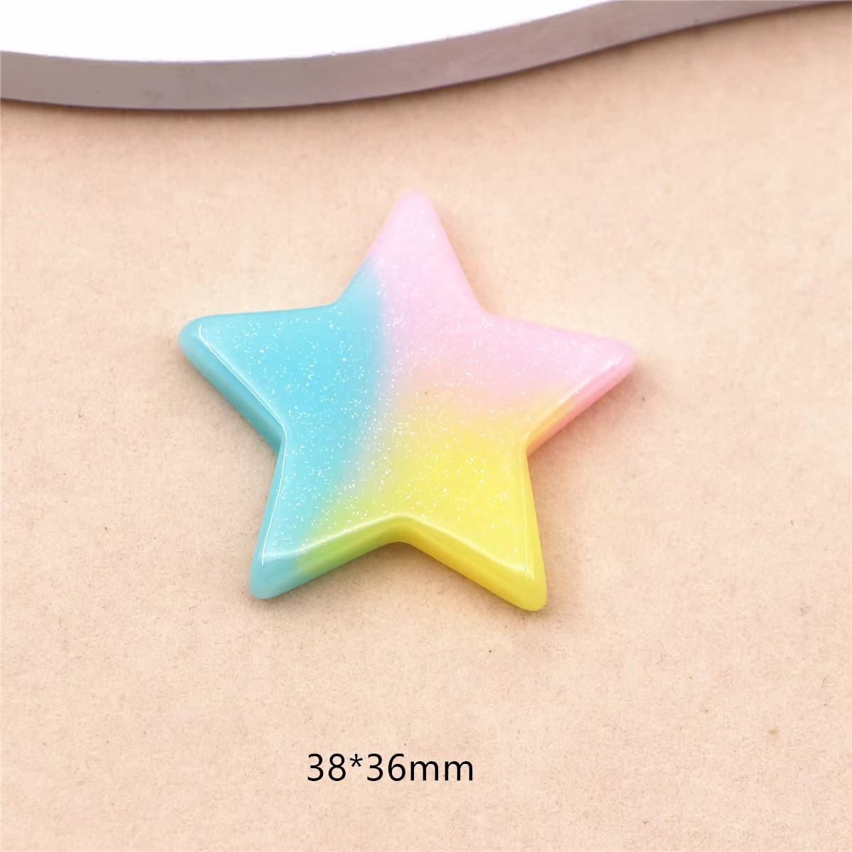 10 Piezas de Adornos de Resina - Star Flat Back reseña y precio