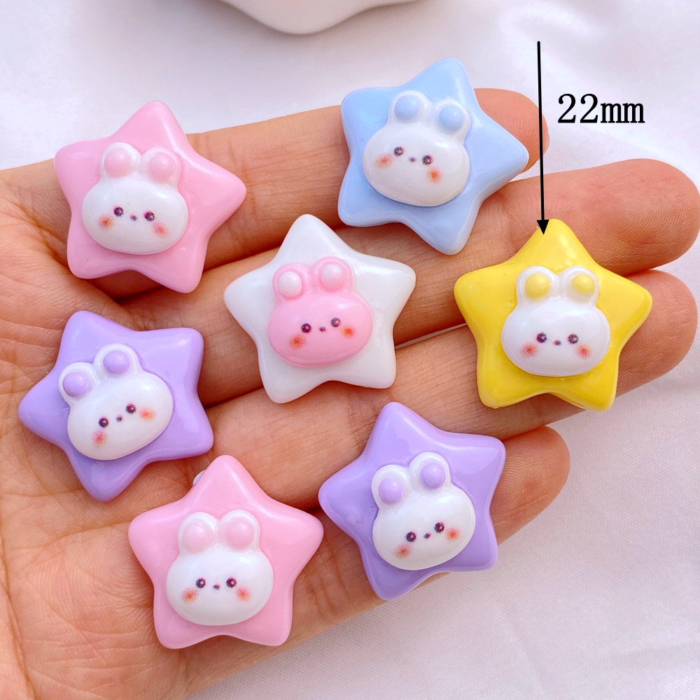 10 Uds. De piezas de manicura  - Star Flat Back reseña y precio