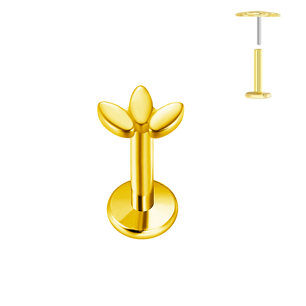 ASTM F136 G23 pendiente de tit - Body Jewelry Labret reseña y precio